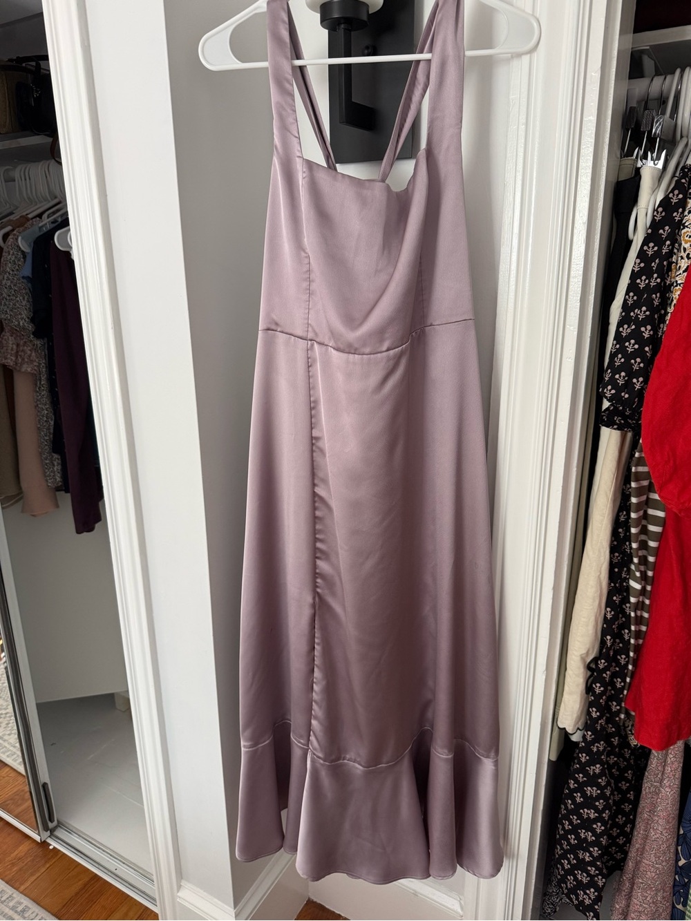 Show me your mumu Claire Midi Dress in lavender
